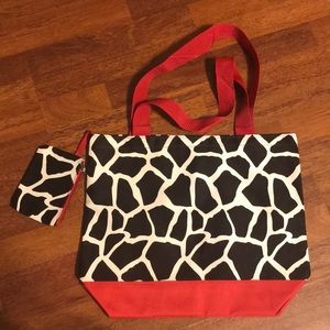 NWOT tote bag with attached coin pouch